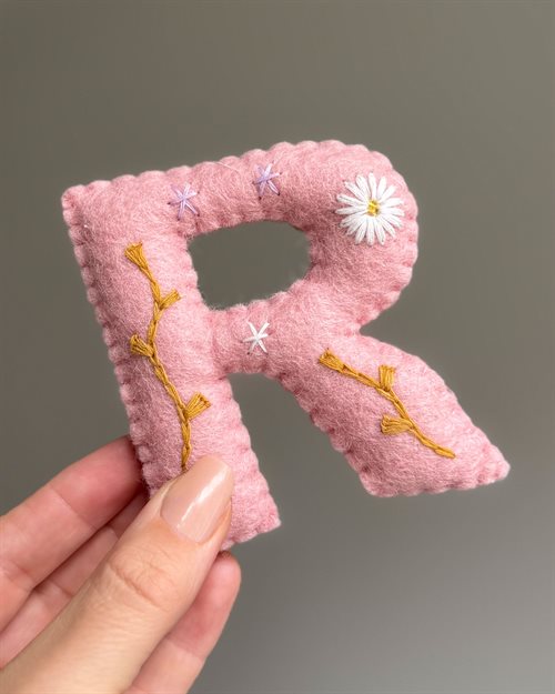 Bogstaver, Light Pink, Daisy