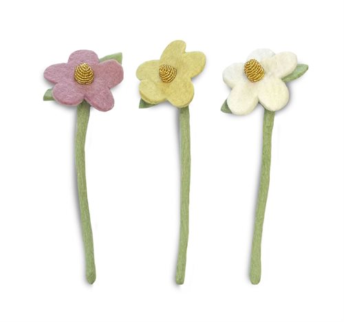 Blomster i pastelfarver