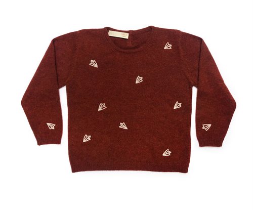 Paper Flight Blouse, Sumac, 1-2 Y
