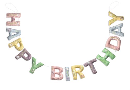 Guirlande, Happy Birthday