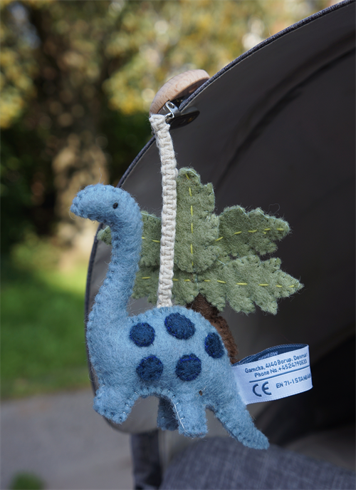 Barnevognsophæng, Dinosaur, Blå
