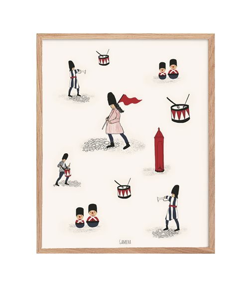 Plakat med gardere