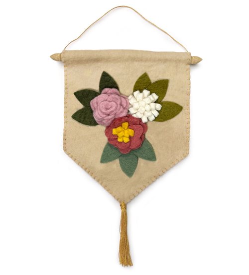 Blomsterbanner, Rosa/Koral Blomster