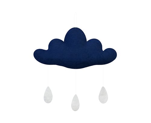 Uro med lille sky i mørkeblå